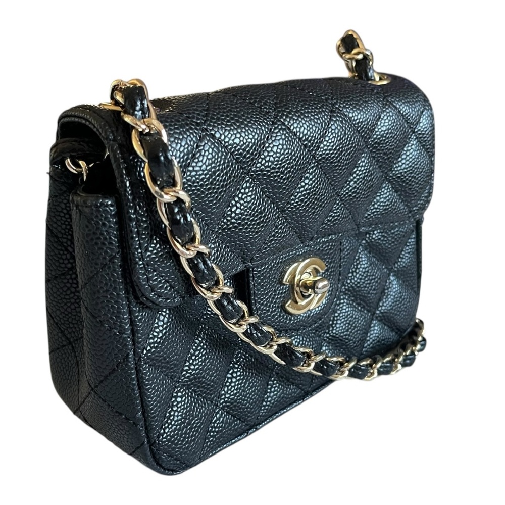 CHANEL Black Quilted Crossbody Bag small - Picture 5 of 12